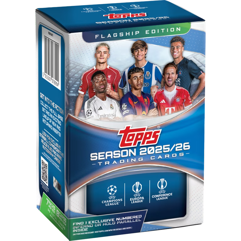 2025-26 Topps UEFA Champions Leauge Value Box