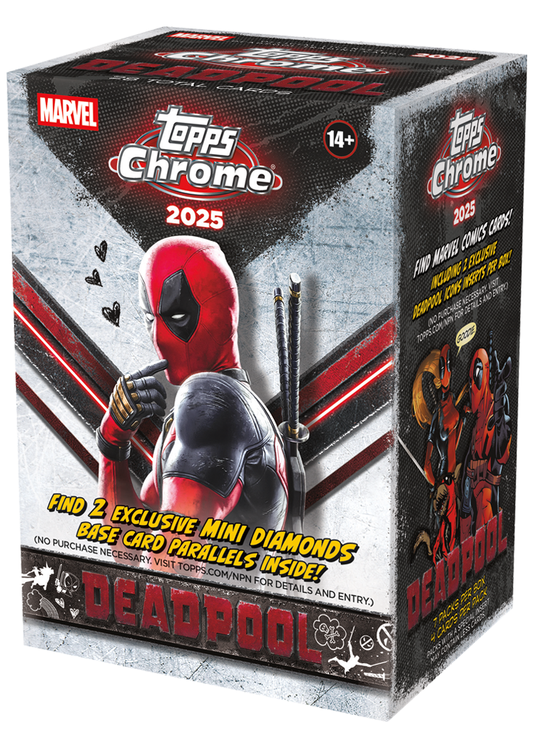 2025 Topps Chrome Marvel Deadpool Value Box